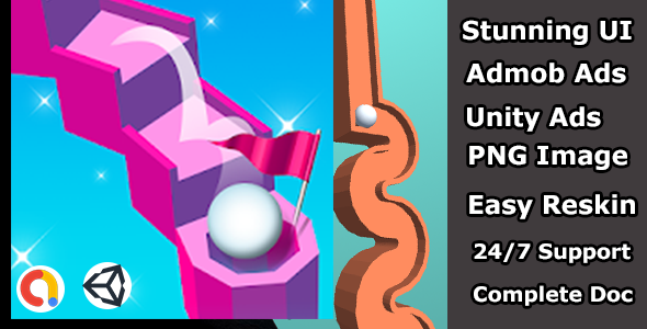 Tenkyu 3d Hole rolling ball Arcade jump ball game - CodeCanyon Item for Sale