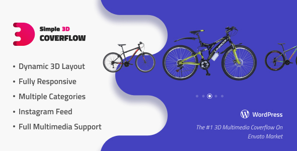 Simple 3D Coverflow Wordpress & WooCommerce Plugin - CodeCanyon Item for Sale