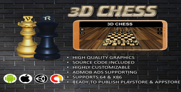 3D Chess Complete Unity Project With Admob - CodeCanyon Item for Sale