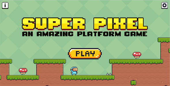 Platform Game 2D Side Scroller - Super Pixel (Construct 3) - CodeCanyon Item for Sale