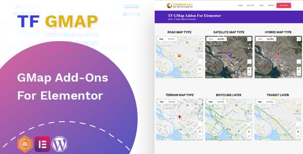 Google Maps addon - widget for Elementor - CodeCanyon Item for Sale