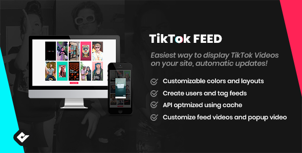 WordPress TikTok Feed - CodeCanyon Item for Sale