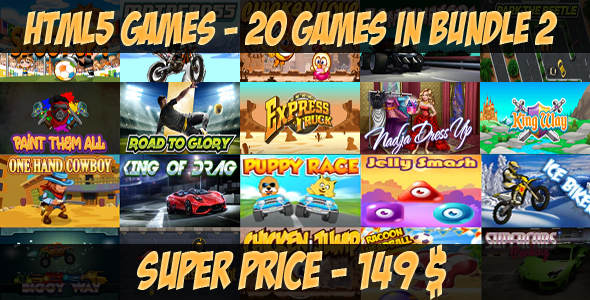Casual 20 games - Bundle 2 - CodeCanyon Item for Sale