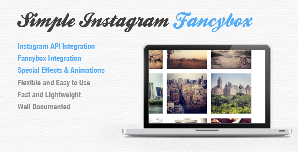 Simple Instagram Fancybox - CodeCanyon Item for Sale