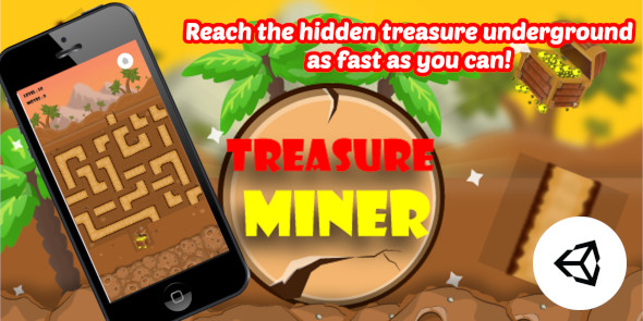 Treasure Miner Game | Unity Complete Project for Android and iOS - CodeCanyon Item for Sale