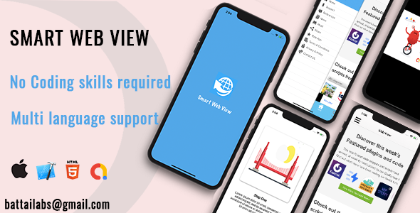 Smart Webview Convert Website to Native IOS | Admob | Onesignal - CodeCanyon Item for Sale