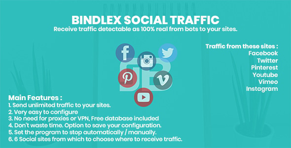 Bindlex Social Traffic - CodeCanyon Item for Sale