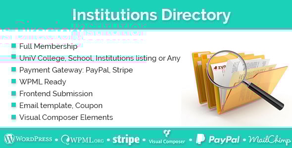 Institutions Directory - CodeCanyon Item for Sale