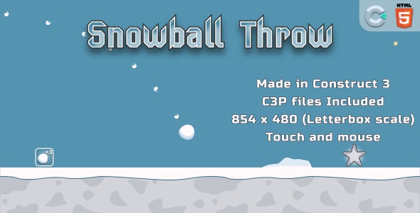 throwSnowball - HTML5 Casual Game - CodeCanyon Item for Sale