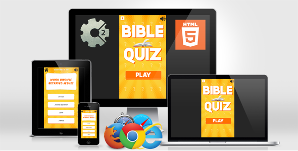 Bible Quiz - HTML5 Quiz Game (Construct 2) - CodeCanyon Item for Sale