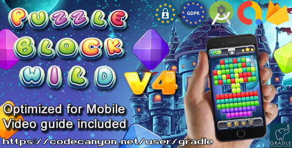 Puzzle Block Wild V4 (Admob + GDPR + Android Studio) - CodeCanyon Item for Sale