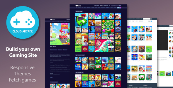 CloudArcade - HTML5 / Web Game Portal CMS - CodeCanyon Item for Sale