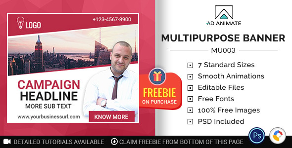 Multipurpose Banner (MU003) - CodeCanyon Item for Sale