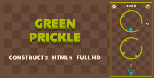 Green Prickle - HTML5 Game (Construct3) - CodeCanyon Item for Sale