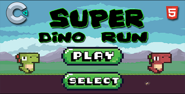 Super Dino Runner - HTML5 Mobile Game - CodeCanyon Item for Sale