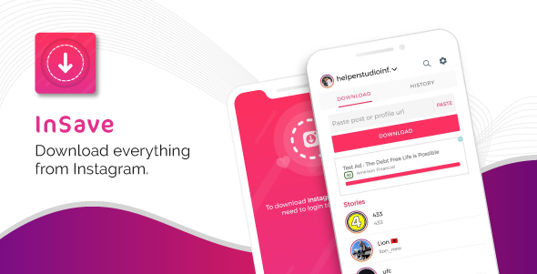 InSave - Instagram photo, video and stories downloader - CodeCanyon Item for Sale