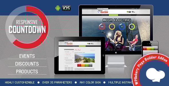 CountDown Timer PRO - Addon for WPBakery Page Builder - CodeCanyon Item for Sale