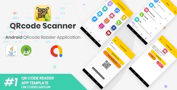 QRcode Scanner | Android QR Code/Barcode Reader and Creator Application - CodeCanyon Item for Sale