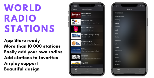 World Radio App - CodeCanyon Item for Sale