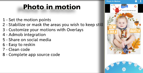 Photo in motion complete android app source code with admob ads integration - CodeCanyon Item for Sale