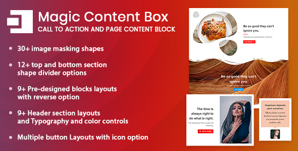 Magic Content Box Block for WordPress (Gutenberg) - CodeCanyon Item for Sale