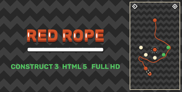 Red Rope - HTML5 Game (Construct3) - CodeCanyon Item for Sale