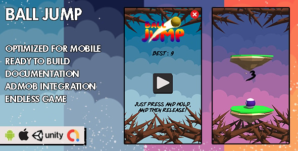 Ball Jump - Unity Game - Android Hypercasual Game - CodeCanyon Item for Sale