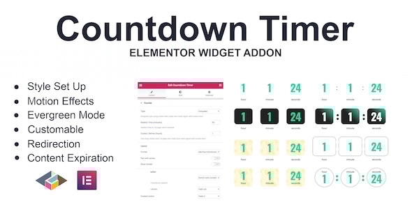 Countdown Timer Elementor Page Builder Addon - CodeCanyon Item for Sale