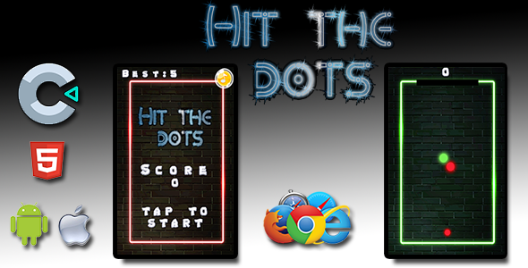 Hit the dots - HTML5 Mobile Game - CodeCanyon Item for Sale