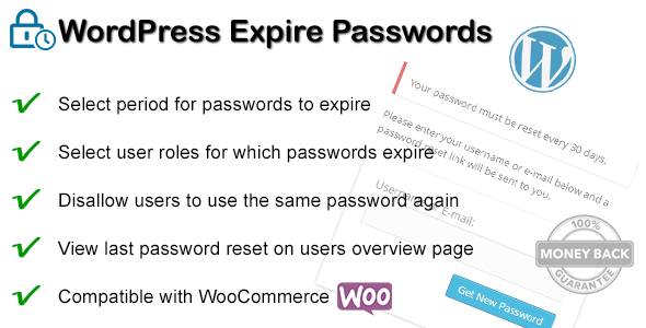 WordPress Expire Passwords - CodeCanyon Item for Sale