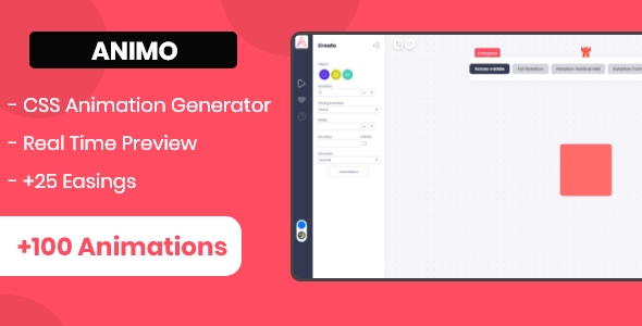 Animo - CSS Animation Generator - CodeCanyon Item for Sale