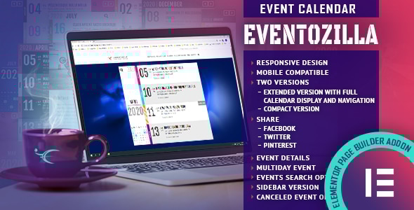 EventoZilla - Event Calendar - Elementor Widget Addon - CodeCanyon Item for Sale