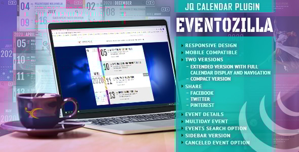 EventoZilla - Event Calendar jQuery Plugin - CodeCanyon Item for Sale