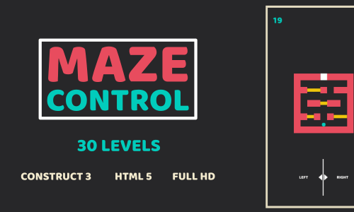 Maze Control - HTML5 Game (Construct3) by regarding | CodeCanyon