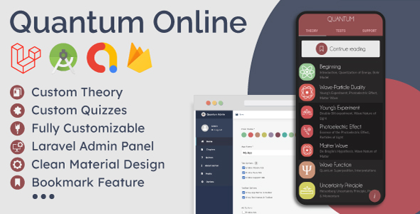 Educational App (Theory & Quizzes) + Admin Panel - CodeCanyon Item for Sale
