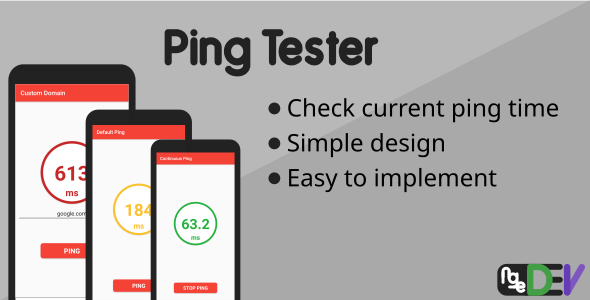 Ping Tester - CodeCanyon Item for Sale