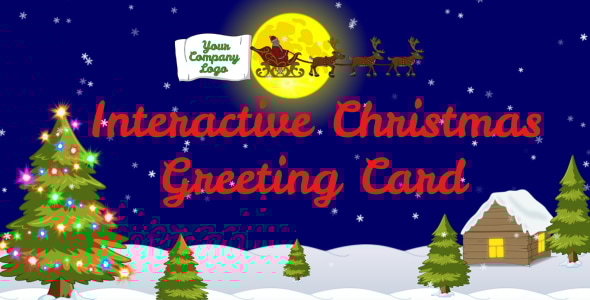 Interactive Christmas Greeting Card - CodeCanyon Item for Sale