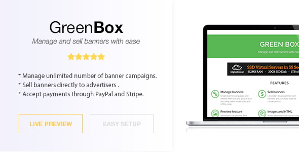 Green Box - Standalone Script - Manage and Sell Banners - CodeCanyon Item for Sale