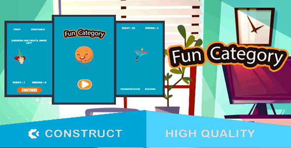 Fun Category - HTML5 Game (capx) - CodeCanyon Item for Sale