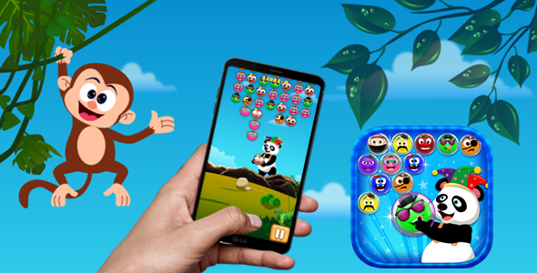Panda Bubble Shooter - CodeCanyon Item for Sale