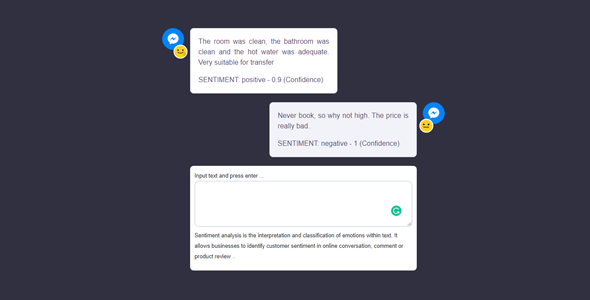 Machine Learning Text Sentiment .Net Core 3.1 + ML.NET - CodeCanyon Item for Sale