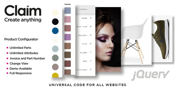 Claim - JQuery Multi-purpose Visual Product Configurator - CodeCanyon Item for Sale