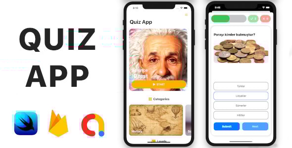 Quiz App | Full SwiftUI iOS Application - CodeCanyon Item for Sale