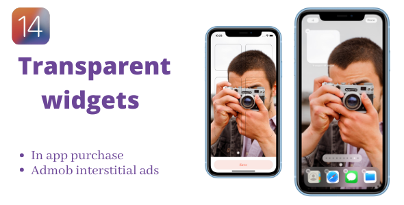 Transparent widget iOS14 - CodeCanyon Item for Sale