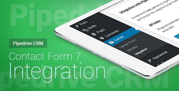 Contact Form 7 - Pipedrive CRM - Integration - CodeCanyon Item for Sale