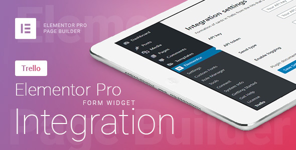 Elementor Pro Form Widget - Trello - Integration - CodeCanyon Item for Sale