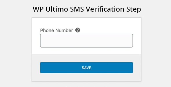 WP Ultimo SMS Verification Step - CodeCanyon Item for Sale