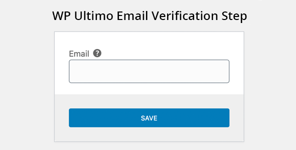 WP Ultimo Email Verification Step - CodeCanyon Item for Sale