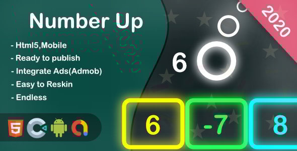 Number Up(Html5 + Construct 3 +Mobile) - CodeCanyon Item for Sale