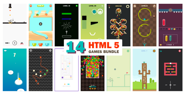 14 GAMES BUNDLE / HTML 5 / CONSTRUCT 3 by regarding | CodeCanyon